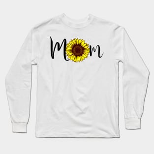 Mom Sunflower Mothers Day Gifts Long Sleeve T-Shirt